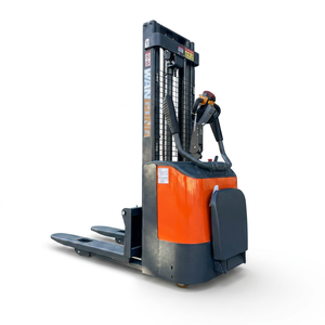 Apilador de Palés Compacto Wgzn OEM Personalizado con Certificación CE, Carga 1500 Kg, Elevación 2,5 M, 48 V, Litio, para Pasillos Estrechos, 01. Con Protecciones Laterales Añadidas - Product Image 1