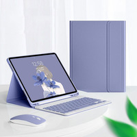 Harga grosir casing Flip Tablet kulit PU casing keyboard untuk Android untuk ipad untuk Samsung Tab A8 dengan tempat pensil