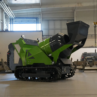 Le camion malaxeur à béton est équipé d'un système hydraulique, permettant de mélanger le béton pendant le transport.