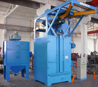 Machine de sablage, de polissage et de peinture Jichuan pour poutres en acier à passage de crochet, moteur, capacité 5000 kg, facile à utiliser