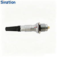 Connecteurs circulaires métalliques étanches FGG EGG 2K 4 cœurs 20 mm à verrouillage automatique push-pull applicables