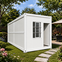 Maisons modulaires pliantes en forme de Z à prix abordables, maisons résidentielles préfabriquées compactes de type conteneur