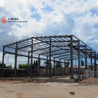 Bâtiment en acier préfabriqué de 10 000 mètres carrés, structure métallique préfabriquée, entrepôt en acier