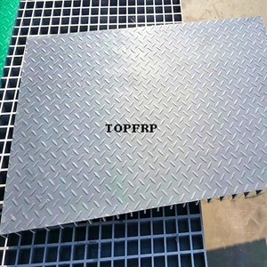Panneau de grille en fibre de verre moulé FRP GRP recouvert de fibre de verre - Product Image 5
