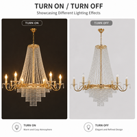 Support de bougie en acrylique transparent suspendu, idéal pour la décoration de plafond de mariage, lustre en verre, centre de table de mariage - Grande Vente