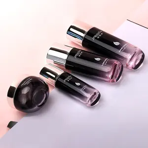OEM Customization Personal Skin Care Eye Cream Jar Cosmetic Unique Glass Lotion Bottle 30ml 40ml 100ml 120ml