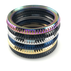 Bague de montre interchangeable style diamant SKX007 009 en acier inoxydable 316L – Outil et pièce pour montre-bracelet - Product Image 1