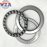 Roulement à billes de butée simple rangée WZA en acier chromé haute précision 52305-52308 P6, charge lourde, longue durée de vie, pour applications industrielles et mécaniques