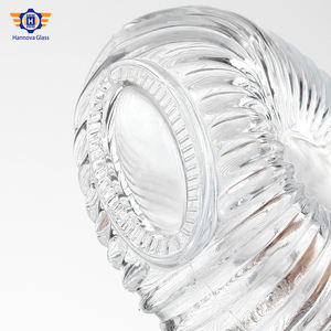 थोक कस्टम लोगो सुपर फ्लिंट ग्लास वाइन वोदका शराब की बोतलें 200 मिलीलीटर 375 मिली 500 मिलीलीटर 700 750 एमएल आकार - Product Image 4