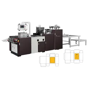 Machine de collage de patch de fenêtre de boîte de papier de machines de fabrication de produit de papier entièrement automatique de RYKT-700/1080C