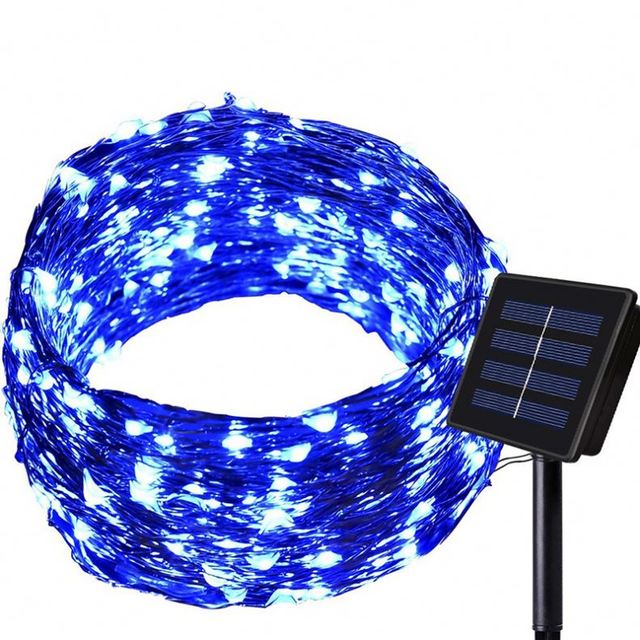LED Outdoor Solar Lamp Leds String Lights Fairy Holiday Christmas Party Garland Solar Garden Waterproof Lights