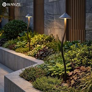 Wanze Outdoor Solarleuchten für den Garten, IP54 Wasserdichte Pfahlleuchten für Wege - Product Image 2