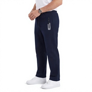 Ever Glow Men's Plus Size Breathable Waterproof 100% Polyester Woolen Casual Lightweight Quick Dry Jogging Trousers-Elastic - Product Image 1