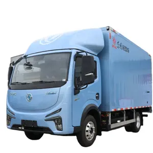 China Dongfeng Elektrische Pick-Up Truck Voor Vracht Fabrikant Lange Afstand Elektrische Mini Bestelwagen Vrachtwagen