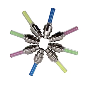 <span class=keywords><strong>Luci</strong></span> per Raggi <span class=keywords><strong>Bici</strong></span> Multicolore al Neon, Tappi Valvola per Ruote MTB, Lampada di Avvertimento Anteriore e Posteriore per Biciclette e Motociclette - Product Image 6
