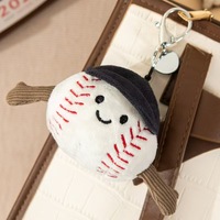 Llavero de Peluche con Gorra de Béisbol Deportiva, Regalo Promocional para Eventos