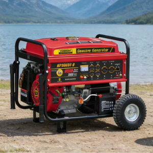 POWERAC PR9800-E 7.8KW Single Phase AC 457cc Air-Cooled 4-Stroke Cylinder Gasoline <b>Generator</b> 25L TankL - Product Image 1