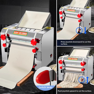 Máquina Eléctrica Comercial de Acero Inoxidable para Hacer Fideos, Laminadora Automática de Masa, Máquina para Hacer Pasta para Restaurante - Product Image 2