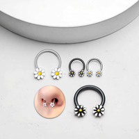 Nouveau design 2026 – Anneau de nez en acier chirurgical, fer à cheval, bijou de corps tendance pour femmes et hommes