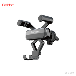 Earldom Gravity automático 360 °   Soporte giratorio para teléfono con ventilación de aire, soporte de 8 puntos, material ABS, soporte para coche para: teléfonos de 4 a 6,7 pulgadas - Product Image 1