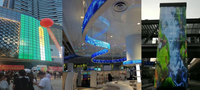 Solutions professionnelles pour les marchés mondiaux Film transparent Écran LED Visuels à fort impact pour les écrans en vrac d'ascenseur