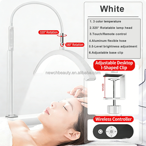 Lámparas de Escritorio Ajustables <span class=keywords><strong>para</strong></span> <span class=keywords><strong>el</strong></span> Hogar, Lámpara de Uñas con Clip y <span class=keywords><strong>Brazo</strong></span> Flexible <span class=keywords><strong>para</strong></span> Salón de Belleza, CRI 95, Luz de Luna <span class=keywords><strong>para</strong></span> Maquillaje LED y Fotografía - Product Image 2