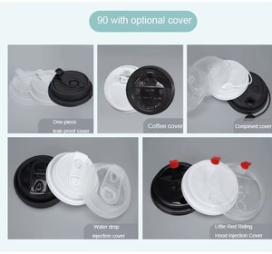 Фабричная индивидуальная Кофейня фирменные картонные стаканчики 16 12 унций одноразовые кофейные бумажные стаканчики с крышкой - Product Image 4