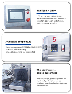 Machine à rouleaux de noix de coco croustillante d'approvisionnement d'usine de ravitaillement automatique Ligne de production professionnelle de gaufres à bulles et de crêpes croustillantes - Product Image 3