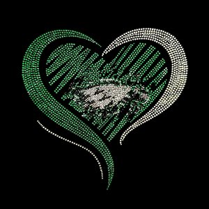 Op maat gemaakte Bling Bling Crystal <span class=keywords><strong>Phill</strong></span> Strass Transfer Motieven voor T-shirts, Gameday voetbalteamlogo, strijk-op stickers motief - Product Image 6
