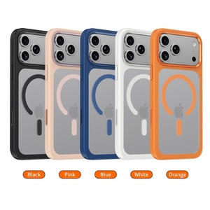 Ốp lưng điện thoại iPhone 16 17 Pro Max chống sốc, chống nước, chất liệu PC, có nam châm, kèm lỗ đeo dây đeo - Product Image 1