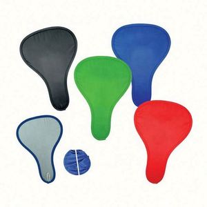 Polyester Foldable Hand Fan <b>Folding</b> Pocket Fan With Customized Logo - Product Image 1