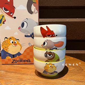 Service de vaisselle en céramique <span class=keywords><strong>Disney</strong></span>, joli design Zootopia, coffret cadeau idéal pour les enfants, la maison et les fêtes - Product Image 6