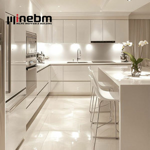 Modern Kitchen Island <strong>Wall</strong> Mounted Kitchen Furniture <strong>Cabinets</strong> High Gloss <strong>White</strong> <strong>Cabinets</strong> Kitchen <strong>Cabinets</strong> Sets in <strong>White</strong> - Product Image 3