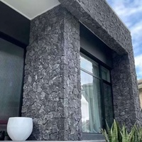 Ardoise noire Taihang de qualité supérieure, pavage aléatoire, pierre naturelle fendue pour pavage de jardin, revêtement mural extérieur, décoration paysagère
