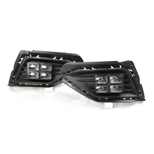 ไฟเดย์ไลท์ LED สำหรับรถ Volkswagen Jetta ปี 2017-2021 พร้อมไฟตัดหมอกหน้าคู่ วัสดุ ABSPC กันน้ำ - Product Image 1