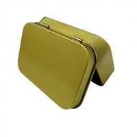 Boîte en métal rectangulaire classique, multifonctionnelle, moulée par injection, finition sablée, pliable, capacité 10-20L, pour cigarettes