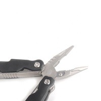 Outil multifonction avec couteau de poche, pinces à bec effilé en acier inoxydable avec tournevis, outil multifonction autobloquant, équipement EDC avec étui