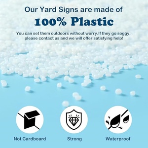 Customized 18*24inch Double-sided Plastic Corrugated Yard Signs Full Color <b>Waterproof</b> Printing Billboard Rider Signs Cutting - Product Image 2