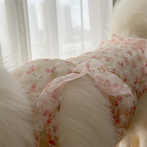 Floral <strong>Dog</strong> <strong>Clothes</strong> Spring Autumn Winter Anti Shedding <strong>Labrador</strong> Samoyed Husky Border Collie Shiba Inu Medium Large <strong>Dogs</strong> - Product Image 4