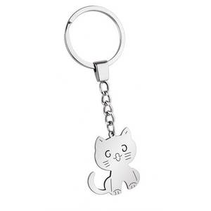 Porte-clés en acier Anime Steel Cat, jouet sans boîte - Product Image 1