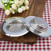 Égouttoir d'évier de cuisine en acier inoxydable, panier anti-rouille, filtre à déchets avec trous de micro-perforation de 2 mm