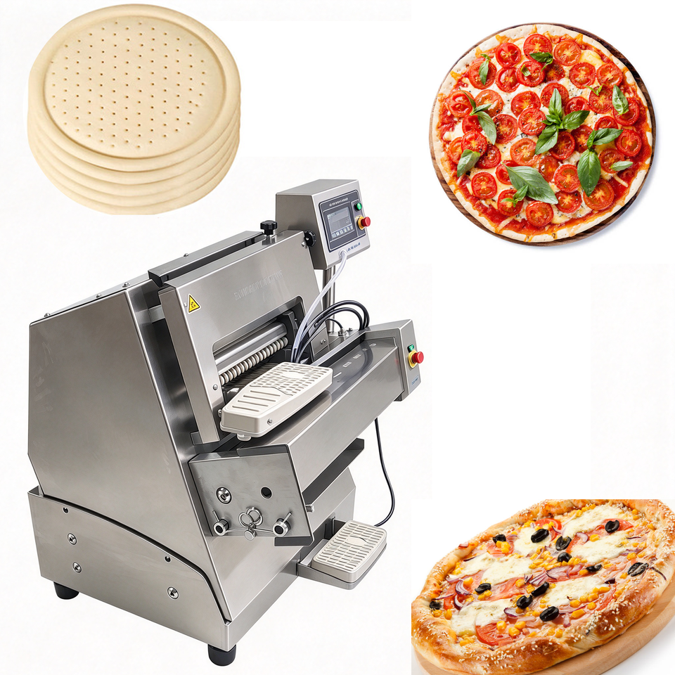 Reasonable Price Electric Pizza Dough Press Machine Hot Dough Pizza ...