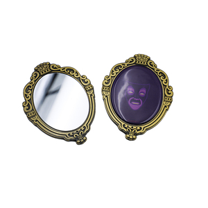 Vintage Zinc Alloy Hand Cartoon Film IP Fans Gift <b>Magic</b> Mirror Stepmother's Mirror Makeup Mirror Decorative Hand Mirror - Product Image 1