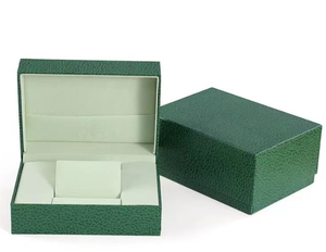 Estuche de Lujo para Relojes, Caja de Almacenamiento de Relojes Verde de Alta Calidad, Elegante Caja de Cuero para Relojes para Hombre - Product Image 5