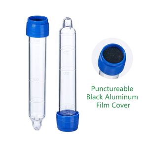 실험실 플라스틱 시험관 종이 필름 알루미늄 필름 실리콘 필름 커버 일회용 10ml 천공 가능한 소변 침전물 튜브 - Product Image 2