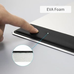 Das neue Produkt Rutsch feste Metall Aluminium Aluminium EVA Schaum Hands tütze Handgelenks tütze <span class=keywords><strong>Mauspad</strong></span> Rest Memory Foam Handgelenks tütze Mäuse Pad - Product Image 3