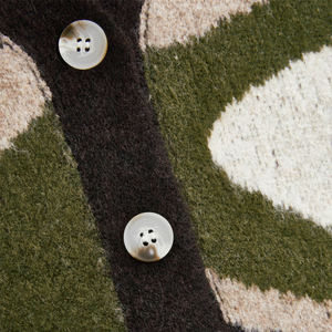 Suéter con Logotipo Personalizado OEM y ODM para Mujer, Diseño Jacquard, Prenda de Punto, Suéter de Algodón para Mujer, Cárdigan, Suéter para Chica - Product Image 6