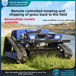 <b>Remote</b> <b>Control</b> Multi-function Lawn <b>Mower</b> With Crawler for Orchard and Garden Weeding & Grass Cutting Agriculture <b>Tracks</b> Robott R - Product Image 2