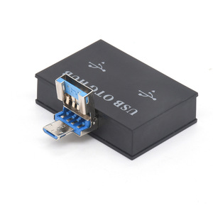 ฮับ Xinqiyi USB 2.0 OTG แบบ 1 ต่อ 2 พอร์ต สำหรับโทรศัพท์มือถือและแท็บเล็ต - Product Image 4