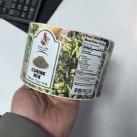 Autocollants adhésifs personnalisés en vinyle imperméable de qualité alimentaire pour bocaux d'huile d'olive, de sauce chili, de miel et étiquettes d'assaisonnements